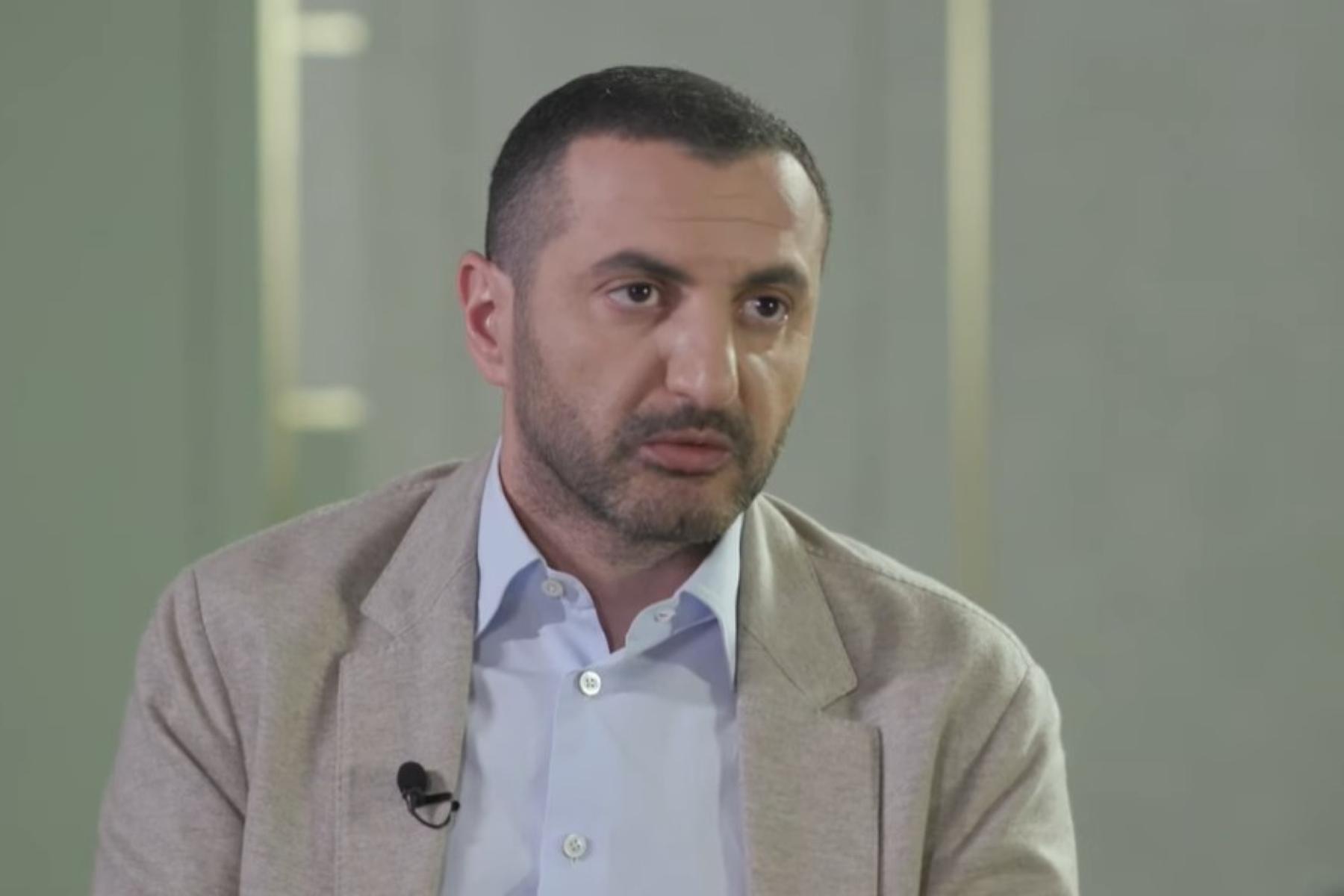 Davit Kezerashvili. Screengrab from Formula TV