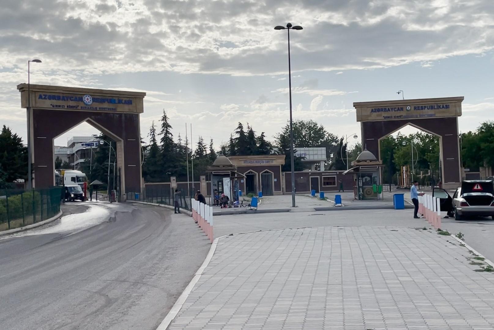 The border checkpoint between Azerbaijan’s Gazakh region and Georgia. Islam Shikhali/OC Media.