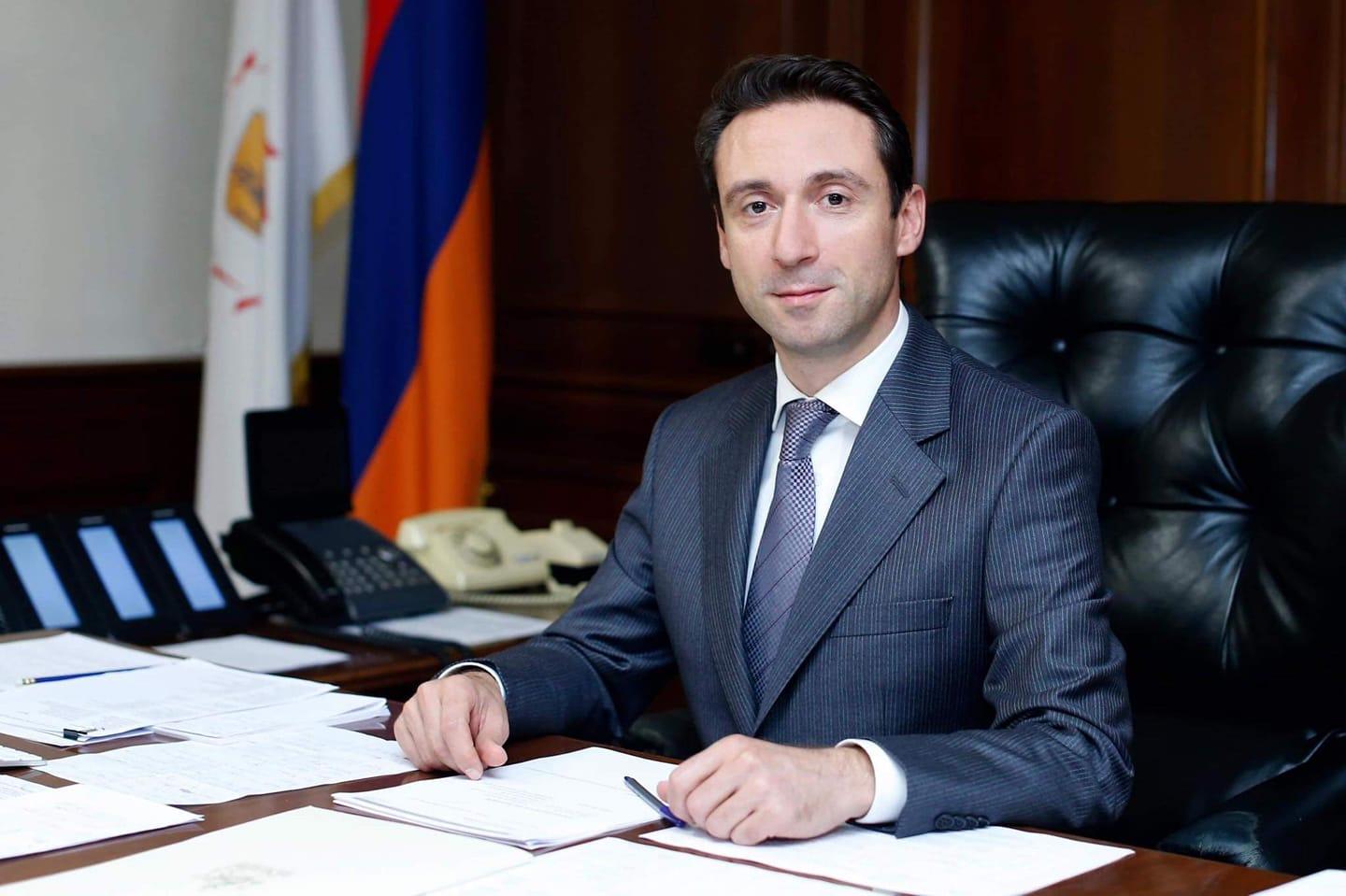 Former Yerevan mayor Hayk Marutyan. Image via Facebook.