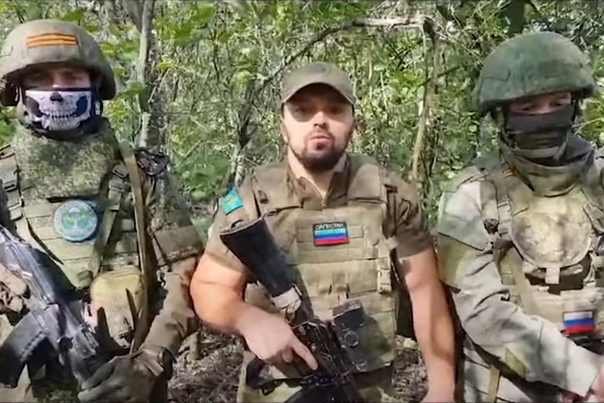 Daghestani soldiers fighting in Ukraine appealing to Daghestan’s Head Sergei Melikov to halt the construction of the landfill. Screengrab via Caucasian Knot.






