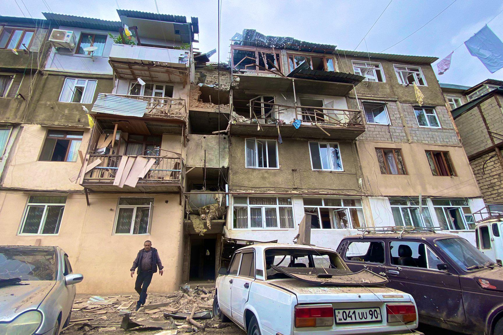 Stepanakert on 19 September 2023. Photo: Siranush Sargsyan.