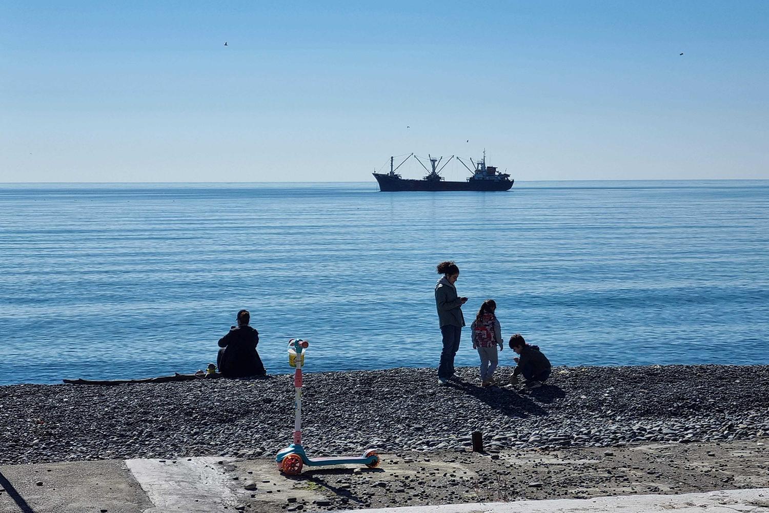 The coast of Sukhumi (Sukhum). OC Media.