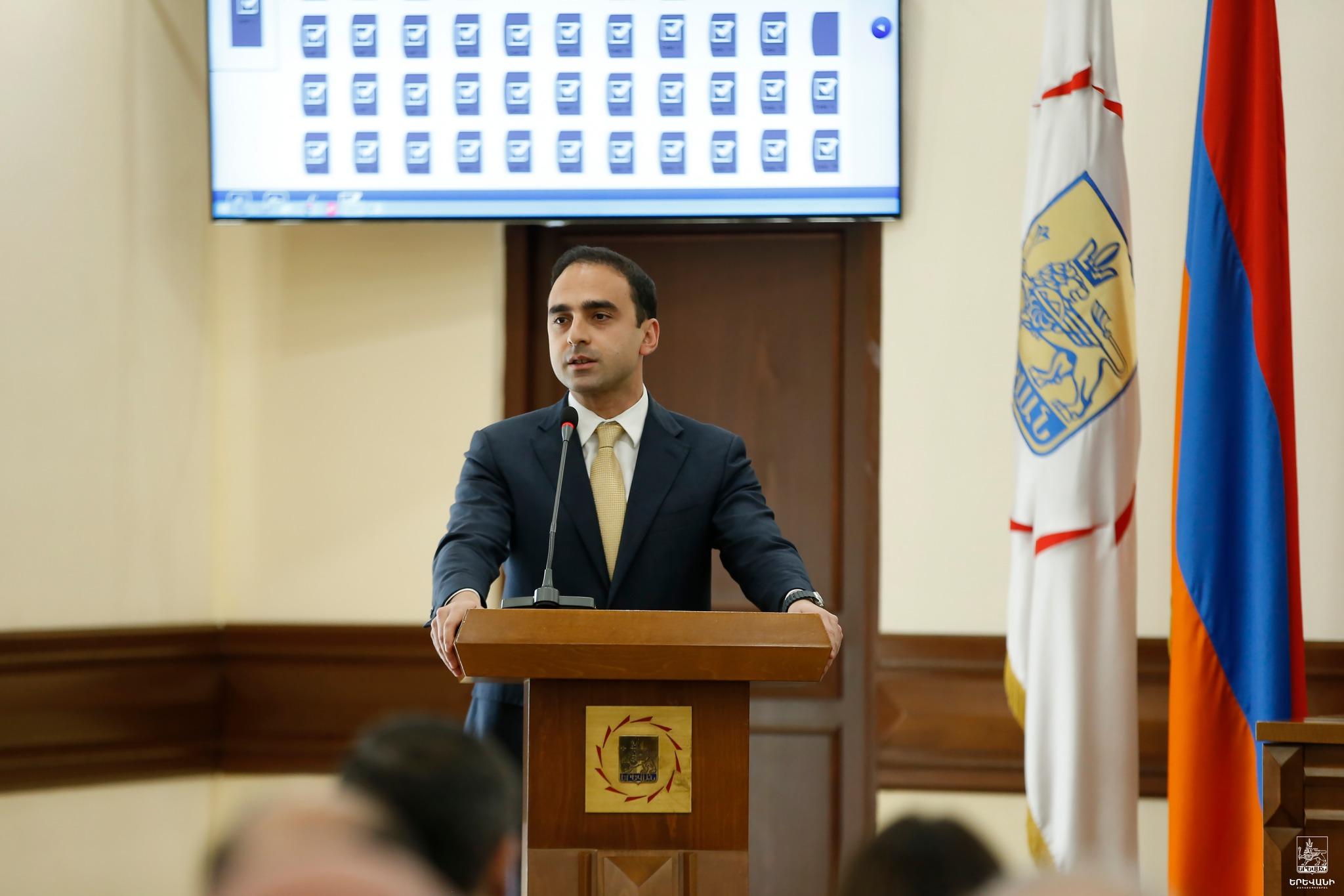 Tigran Avinyan, Yerevan’s Mayor. Image via Yerevan Municipality.