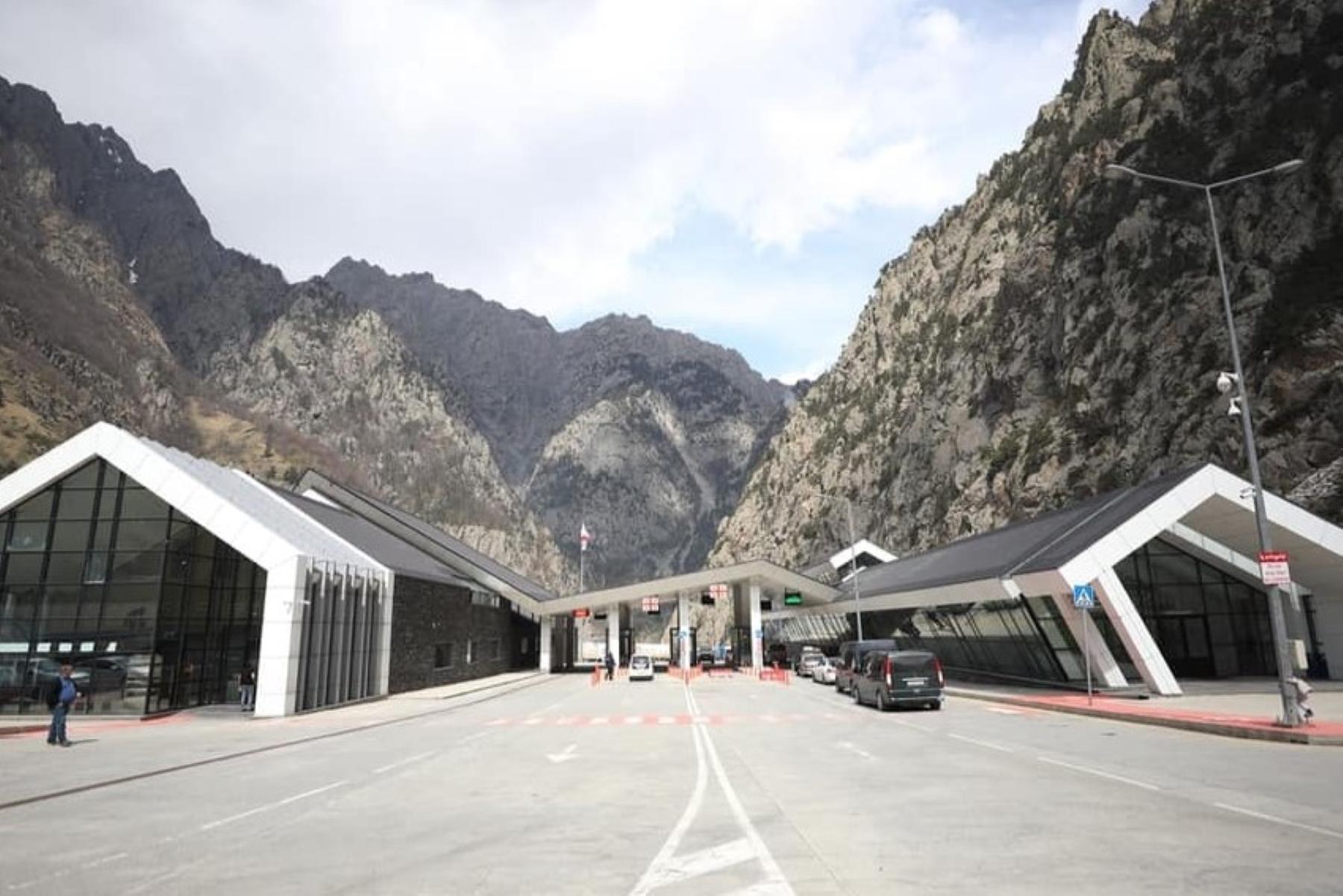 The Upper Lars border checkpoint. Photo: Georgian Finance Ministry/Facebook