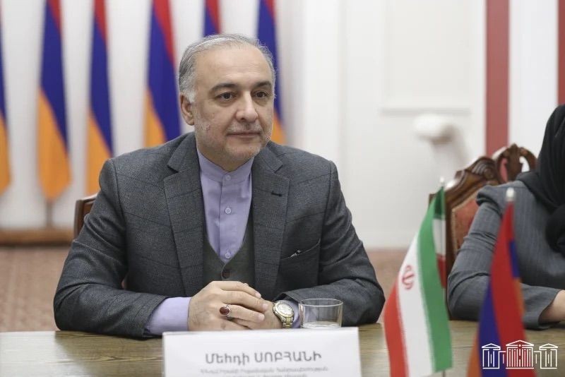 Iranian Ambassador to Armenia Mehdi Sobhani. Photo: Aravot.