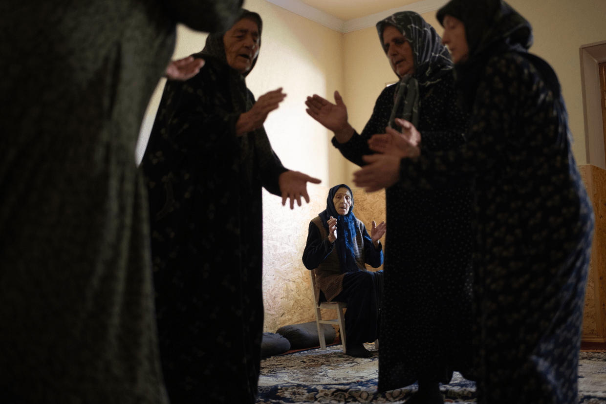 Zikr performed in the Old Mosque of Duisi. Photo: Tamuna Chkareuli/OC Media.