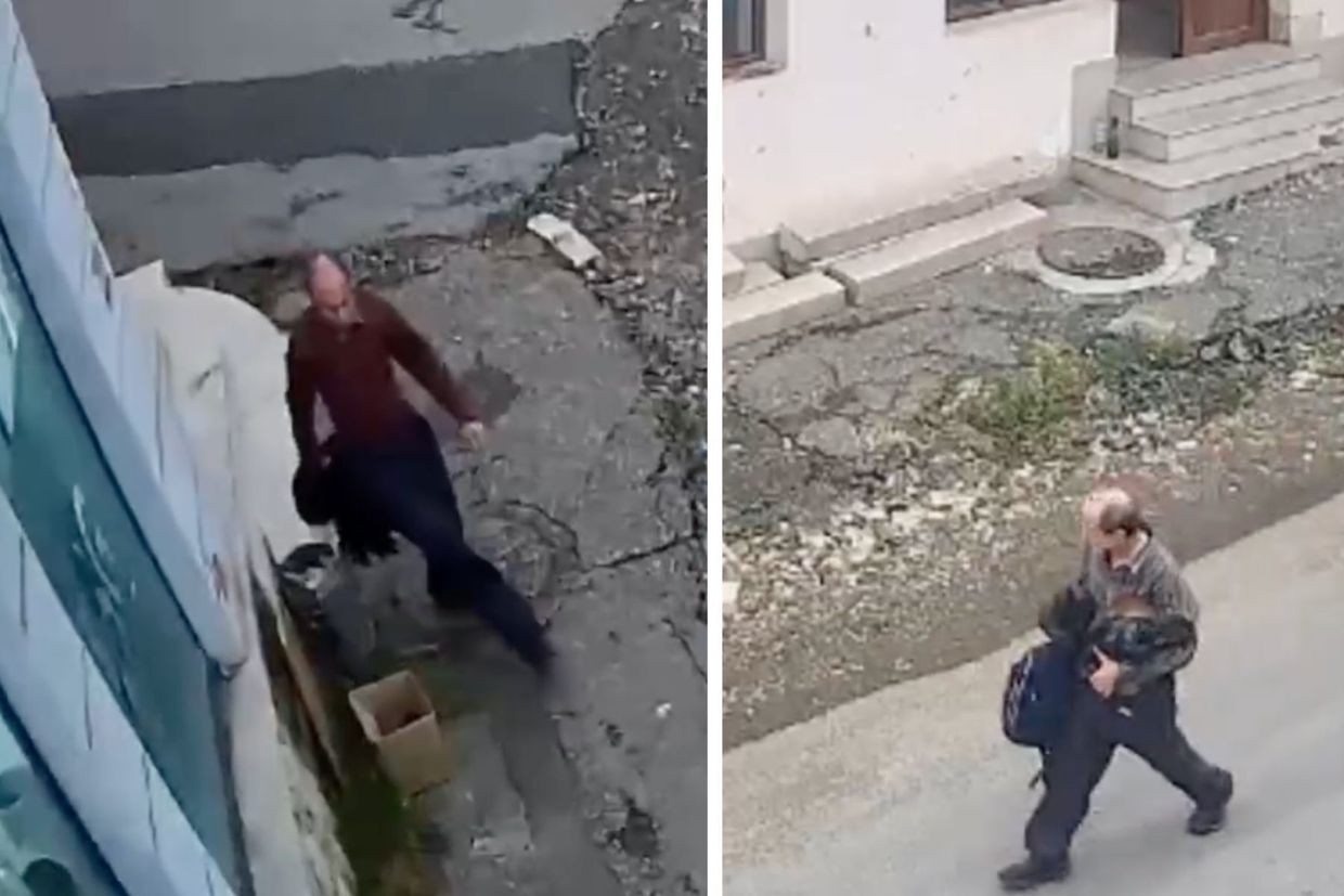 Karen Avanesyan, the Nagorno-Karabakh Armenian who was arrested for allegedly planning an ‘armed provocation’. Screengrab from APA video.