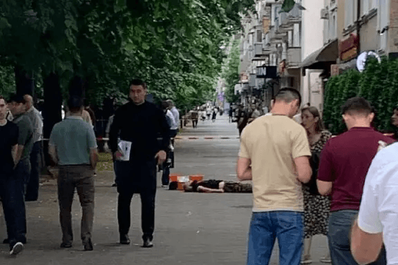 Crime scene. Photo: RIA Novosti.