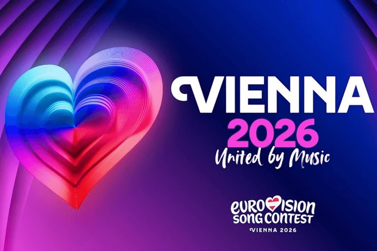 A poster for the upcoming Eurovision song contest. Official image.