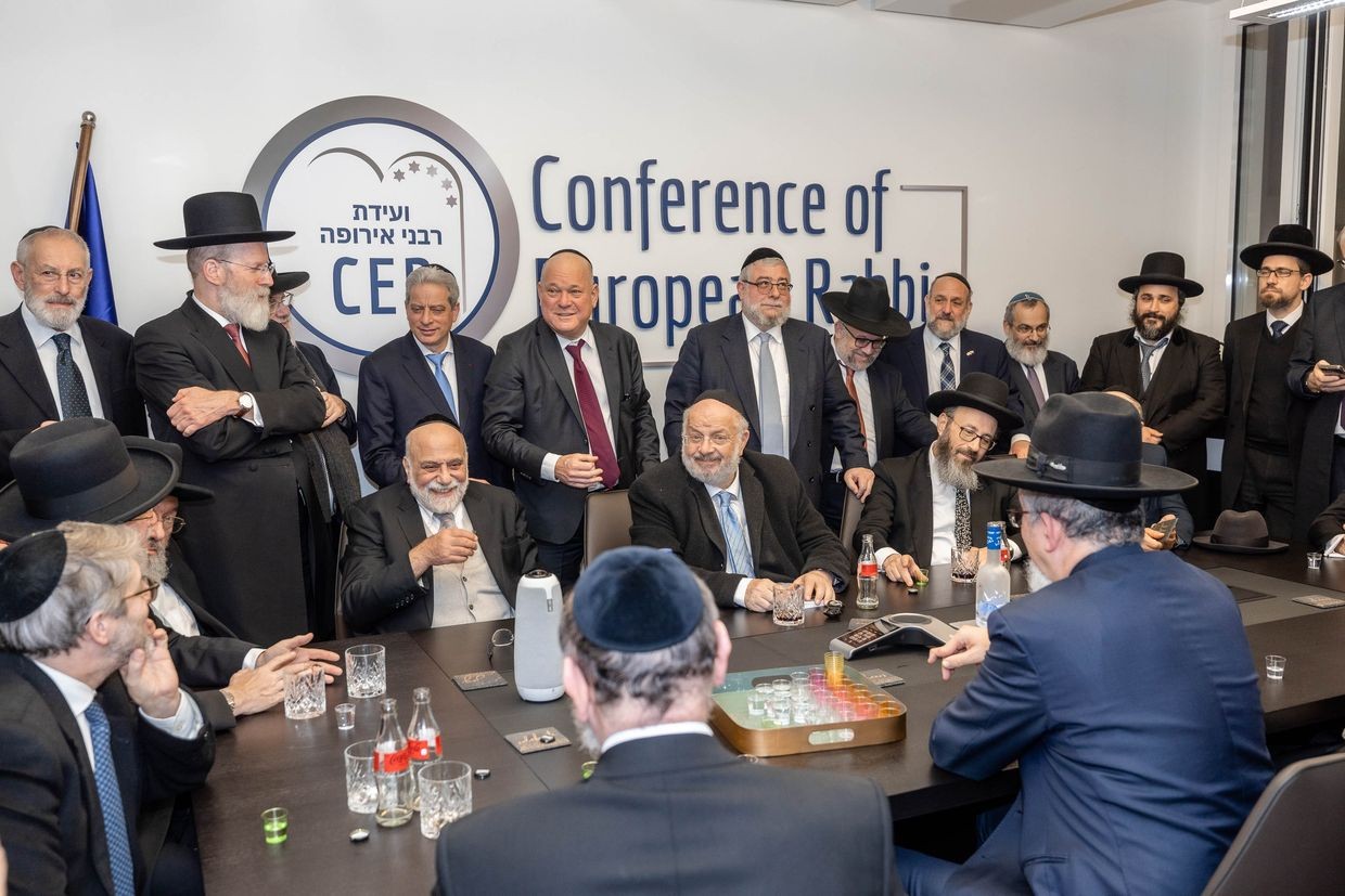 Conference of European Rabbis in Munich, Germany 2023. Official photo.