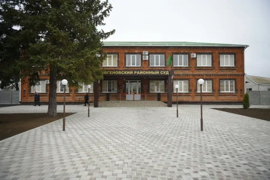 The building of the Shovgenovsky District Court in Adygea. Photo: adygheya.ru.