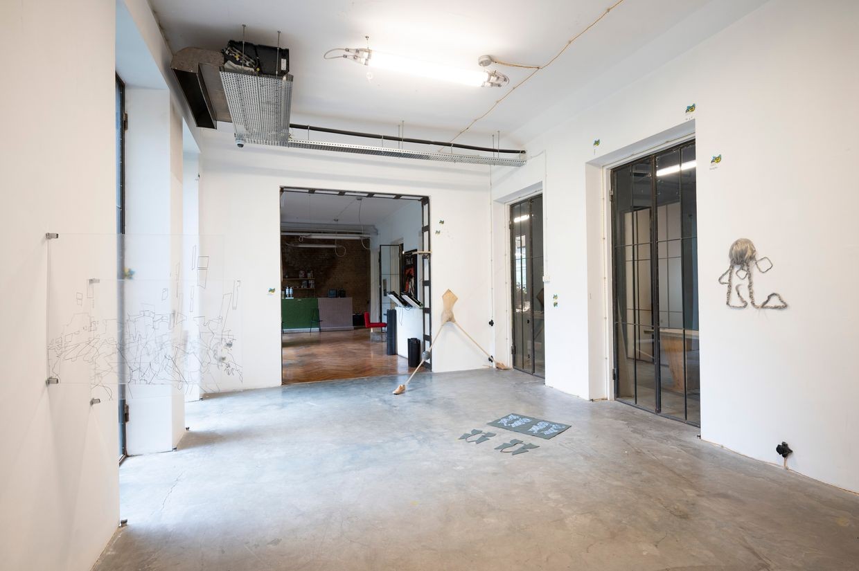 The Shared Document exhibition at Chaos Concept, 2025. Courtesy photo via Sandro Sulaberidze.