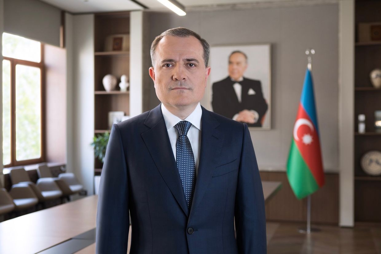 Azerbaijani Foreign Minister Jeyhun Bayramov. Official photo.