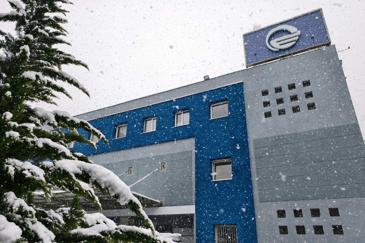 The Imedi offices in Tbilisi. Photo via social media.