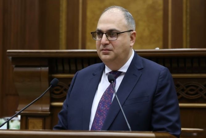 Vladimir Vardanyan, a former MP from the ruling Civil Contract party and current Constitutional Court judge. Official photo.