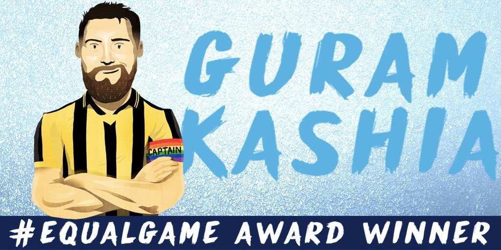 Georgian footballer receives UEFA award for support of queer rights