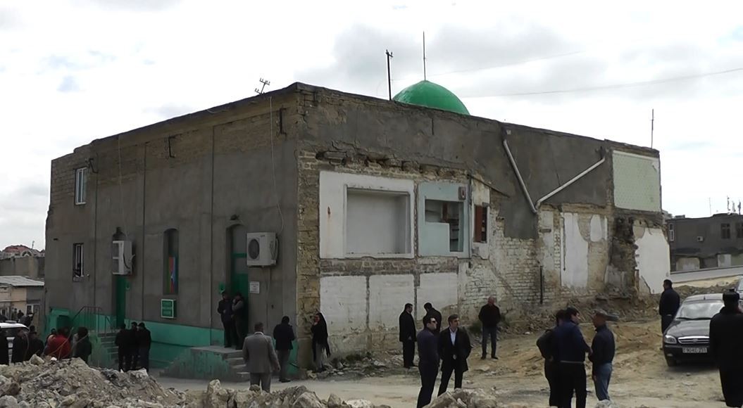 Mosque demolished in historic Baku district despite protests