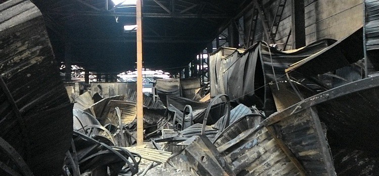 Makhachkala market ablaze for third time in a year