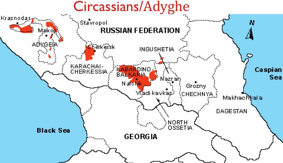 Unambitious state-backed Circassian groups hide a growing nationalism in young Circassians