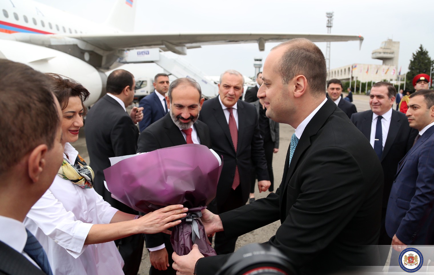 Armenian PM Nikol Pashinyan visits Georgia