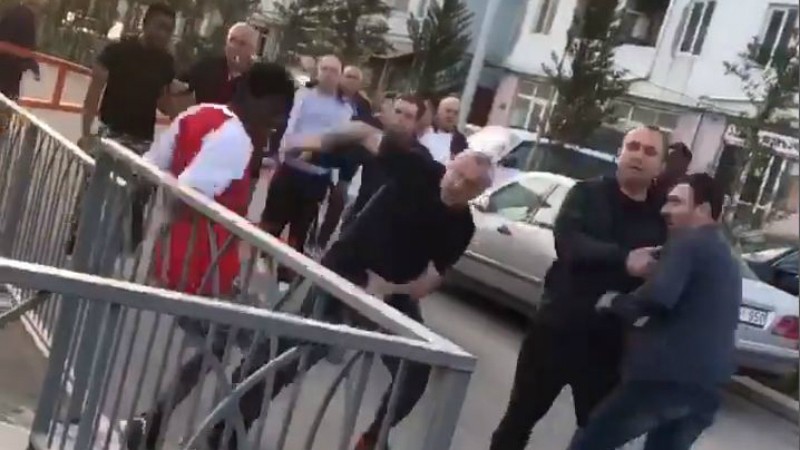 Footage shows black students attacked in Tbilisi