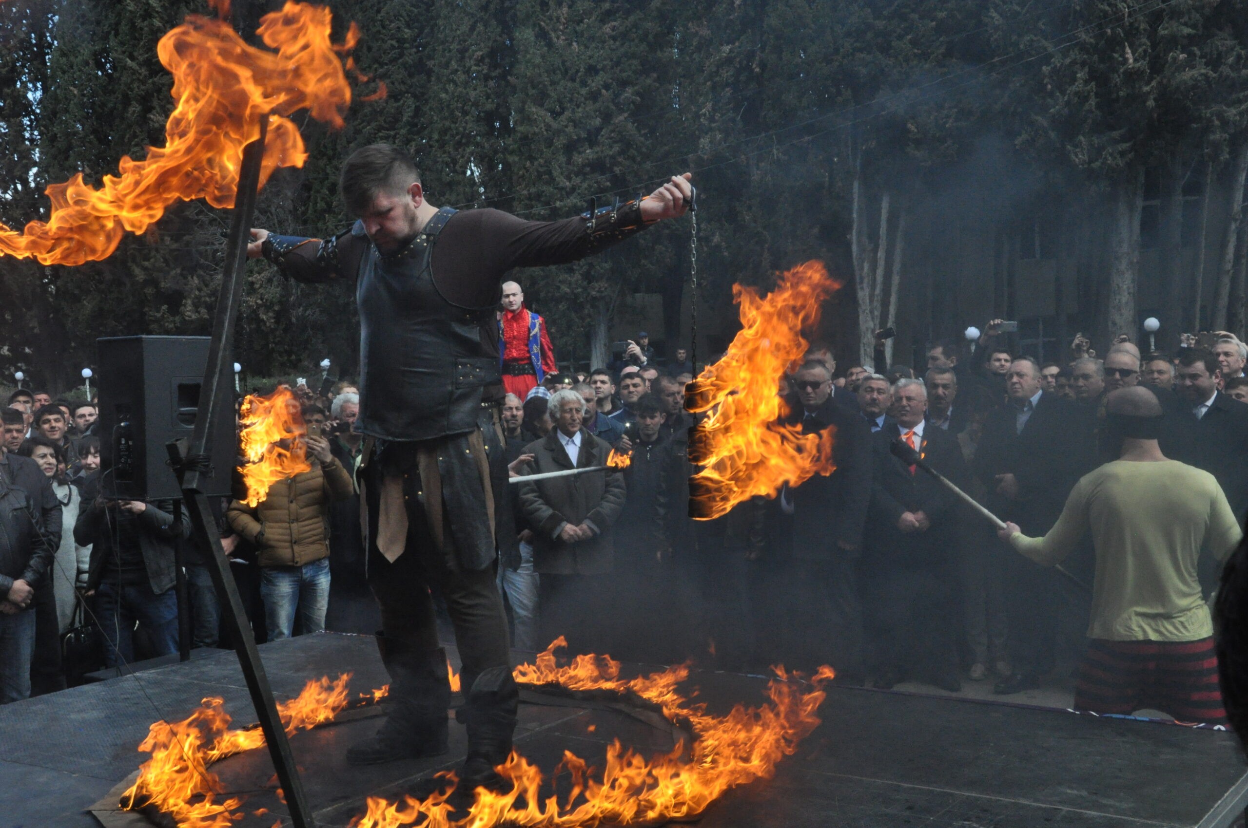 Novruz celebrations in Marneuli in 2017. Photo: Sulkhan Bordzikashvili/OC Media.