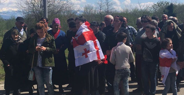 Woman arrested in Georgia for protesting Abkhazian detentions