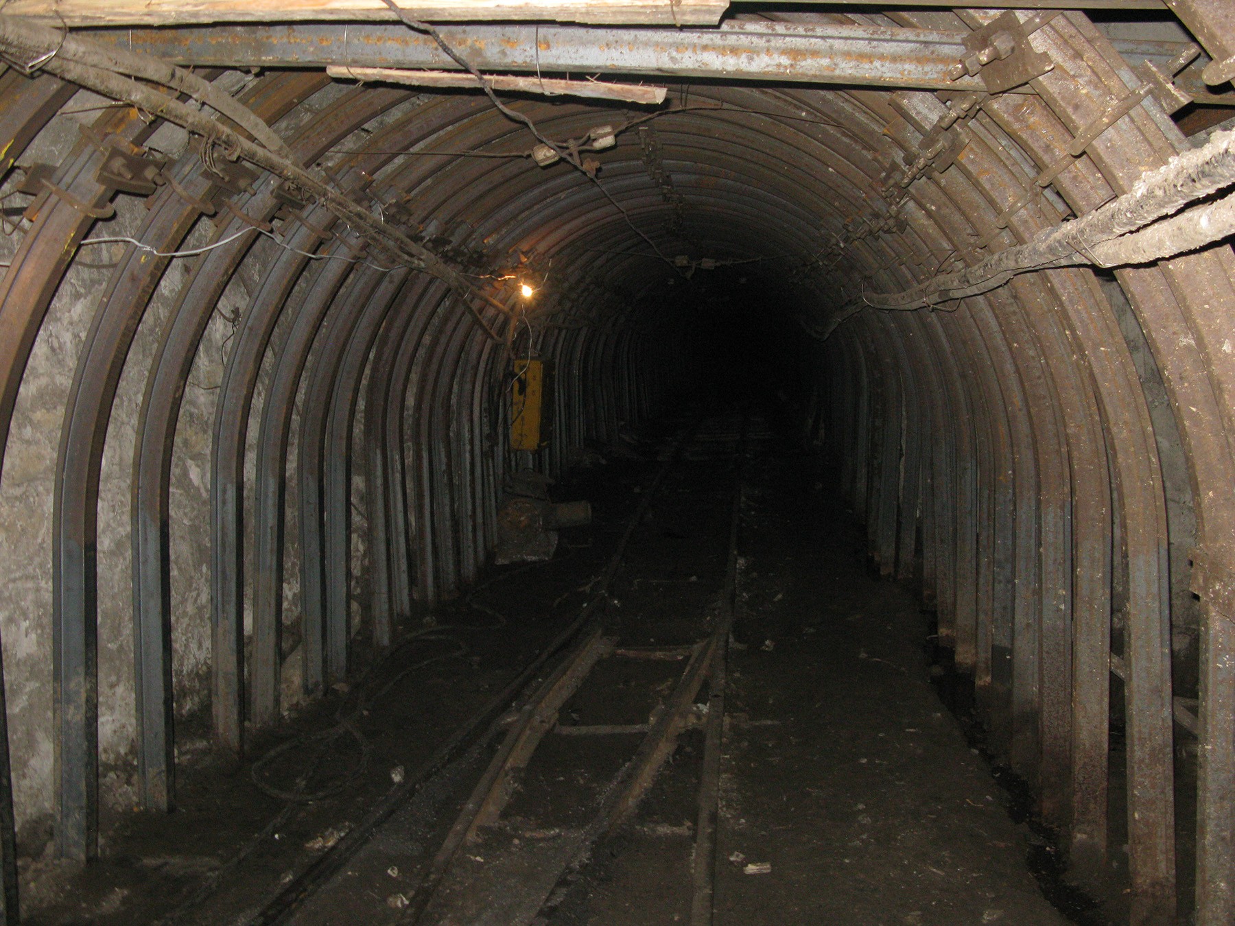 The Mindeli mine shaft in Tkibuli. Photo: Lana Kokaia/OC Media.