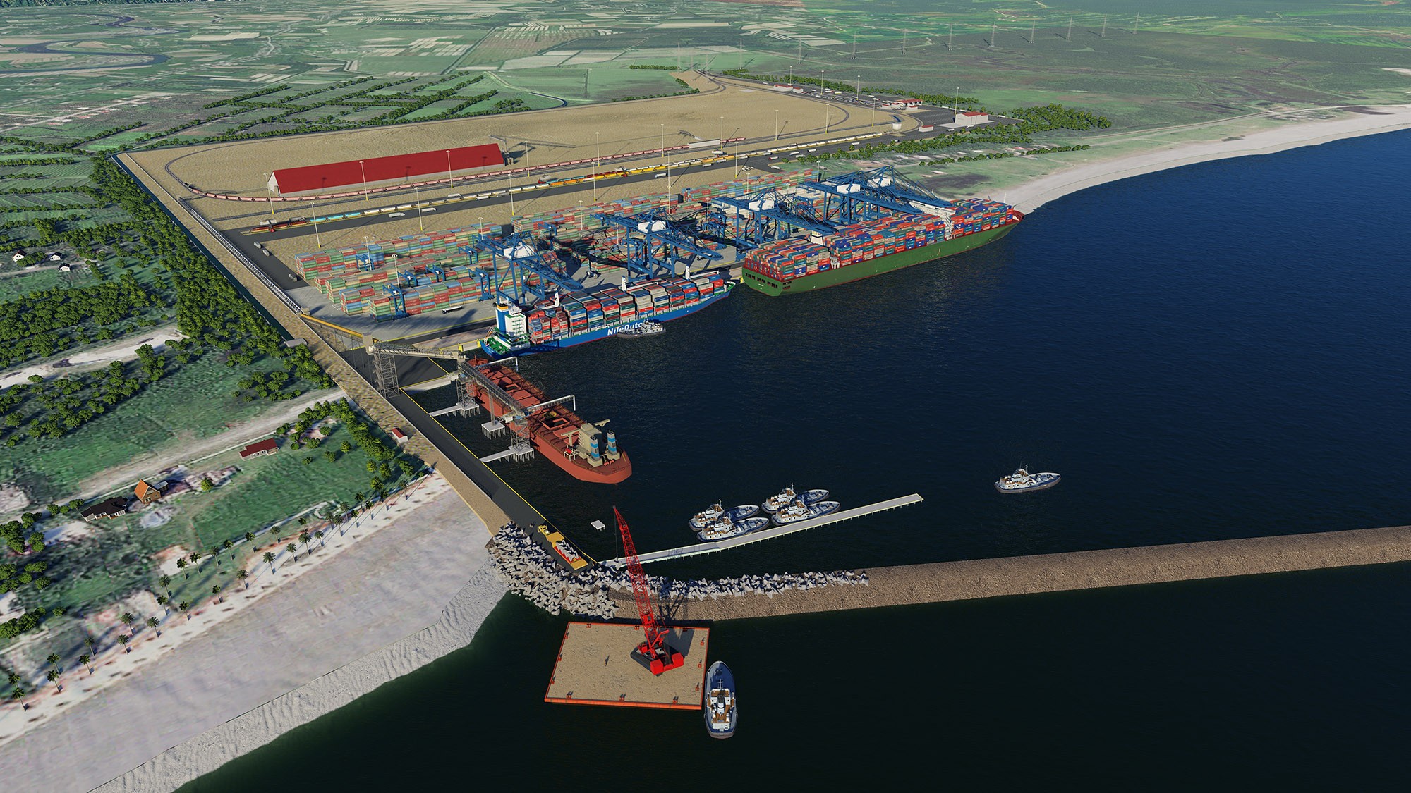 The proposed Anaklia port project 