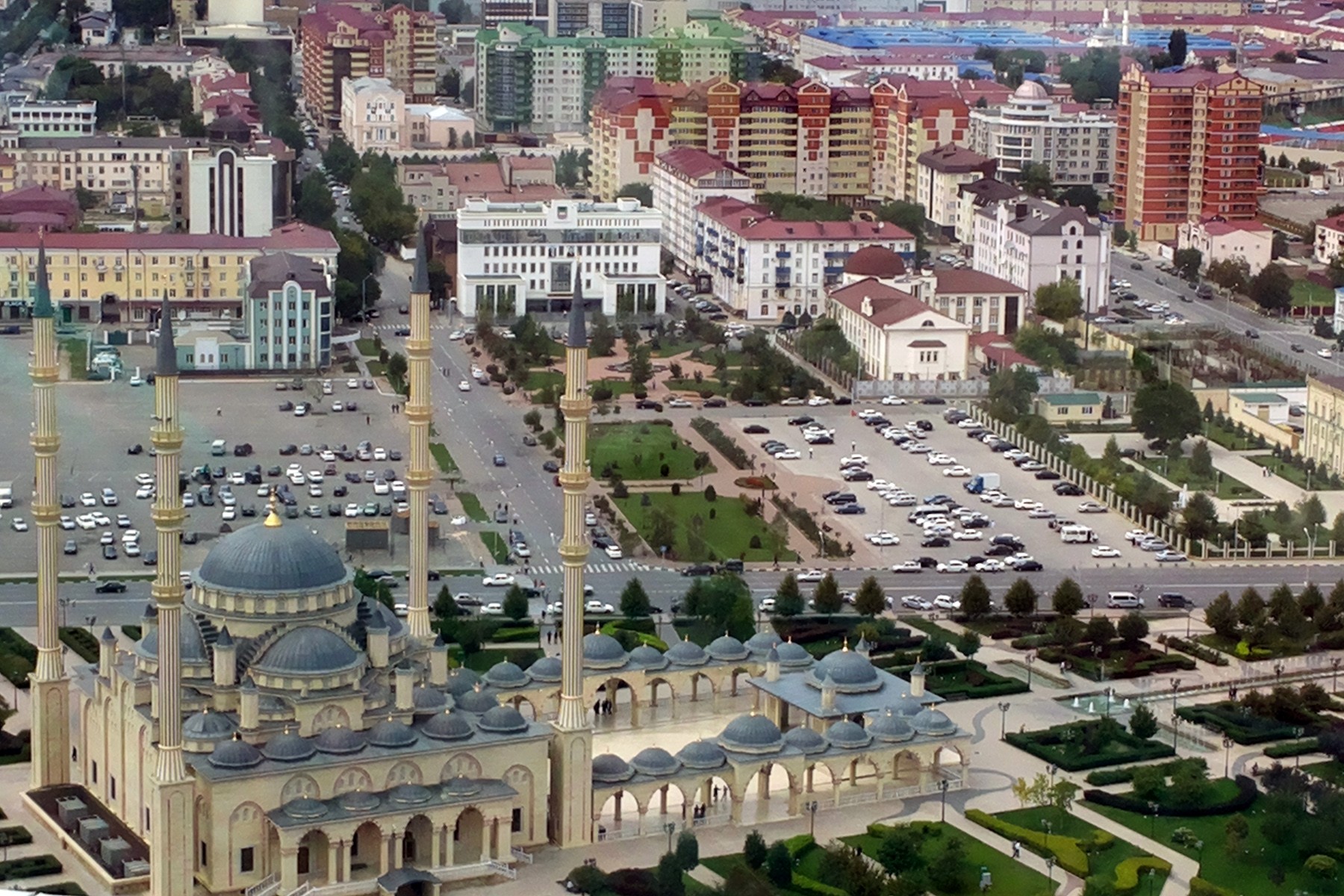 The Akhmat-Khadzhi Kadyrov Mosque in Grozny. Photo: Dominik K Cagara/OC Media.