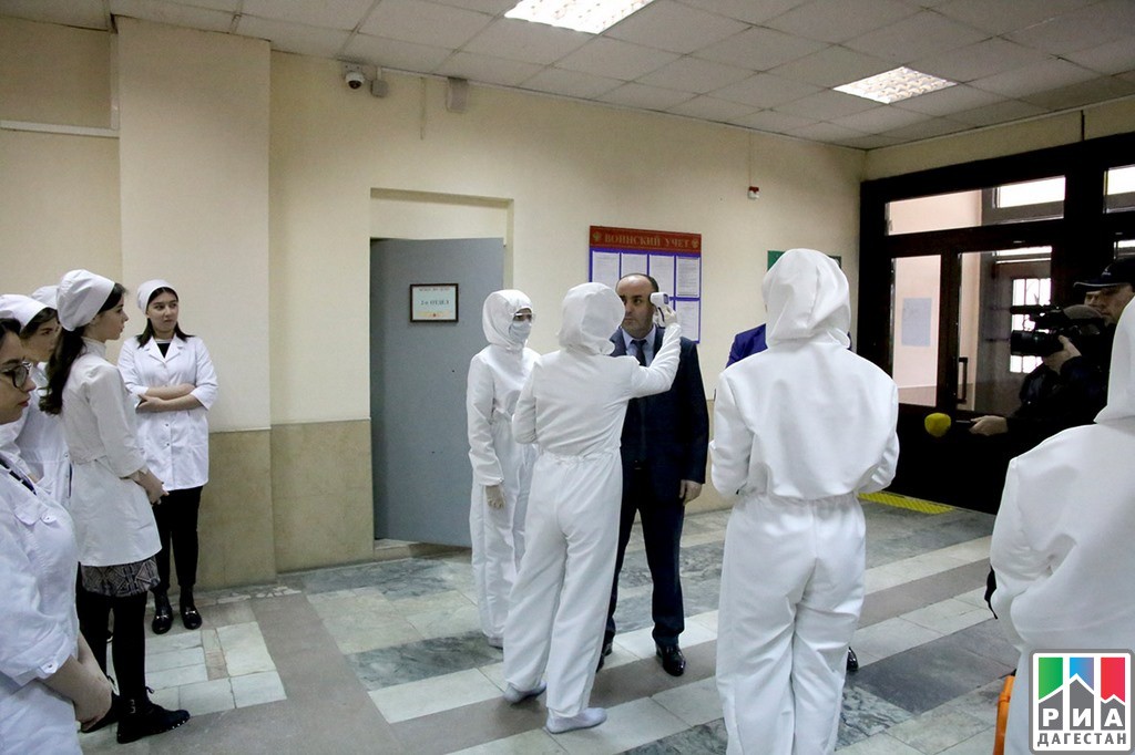 Training at medical academy in Daghestan. Photo via RIA Daghestan. 