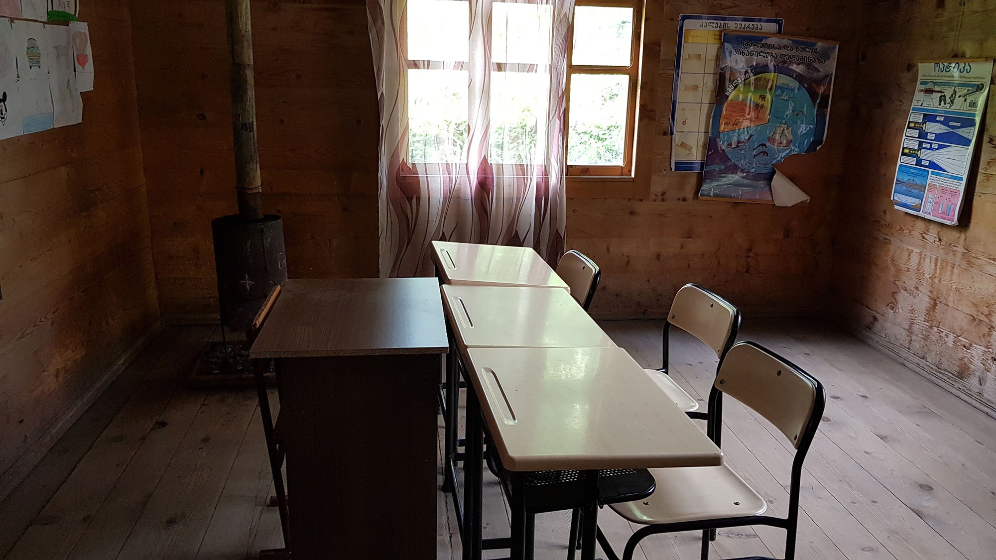 An empty classroom in Adjara. Photo Mariam Nikuradze/OC Media.