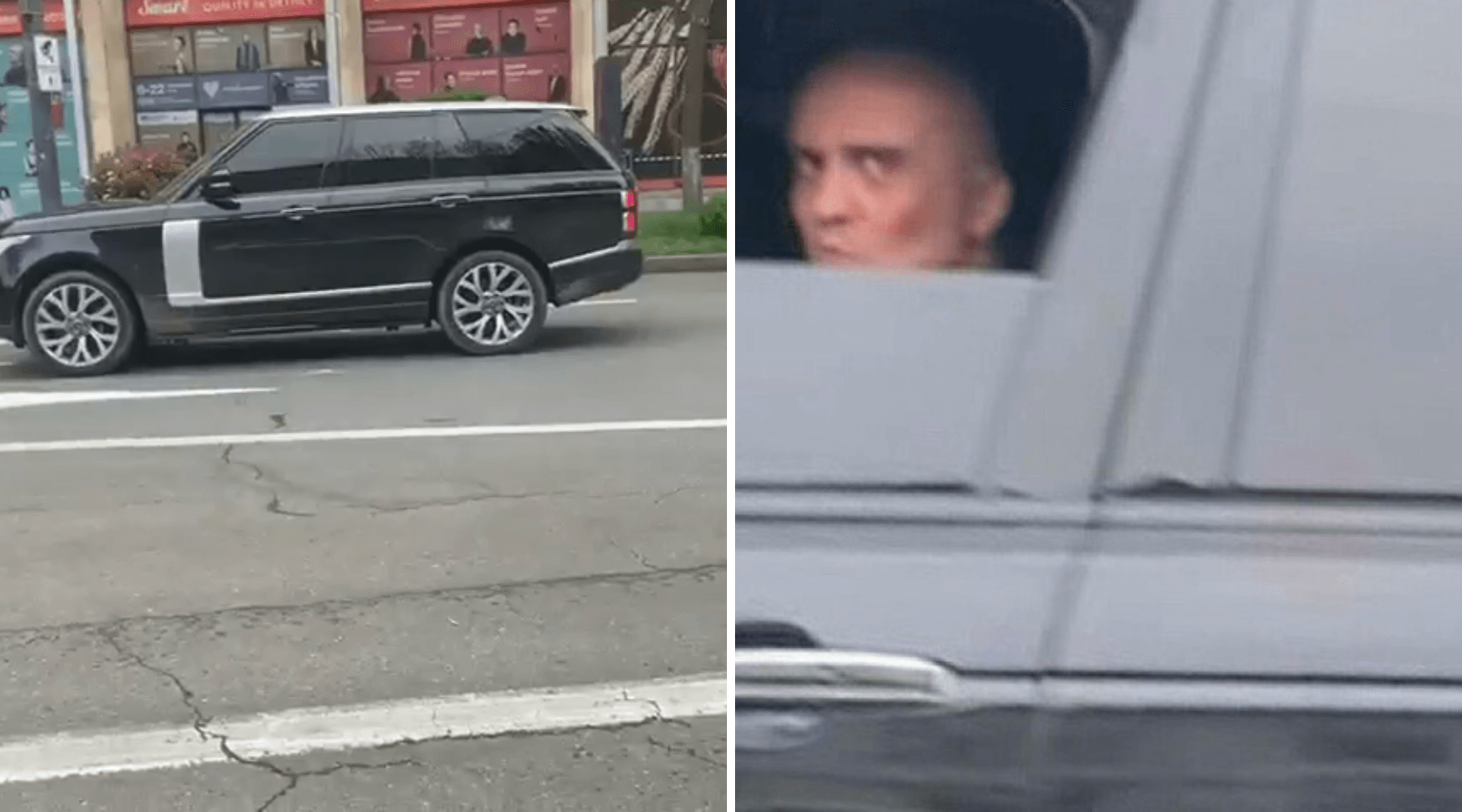 Screengrabs from Levan Khabeishvili's video. Source: Facebook. 