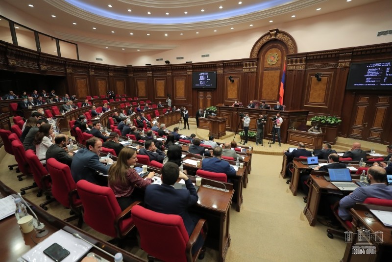 Parliament session in Armenia on 11 May. Photo: parliament.am. 