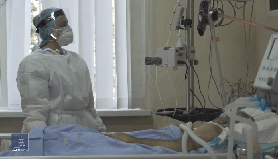 An Armenian hospital bed. Official picture. 