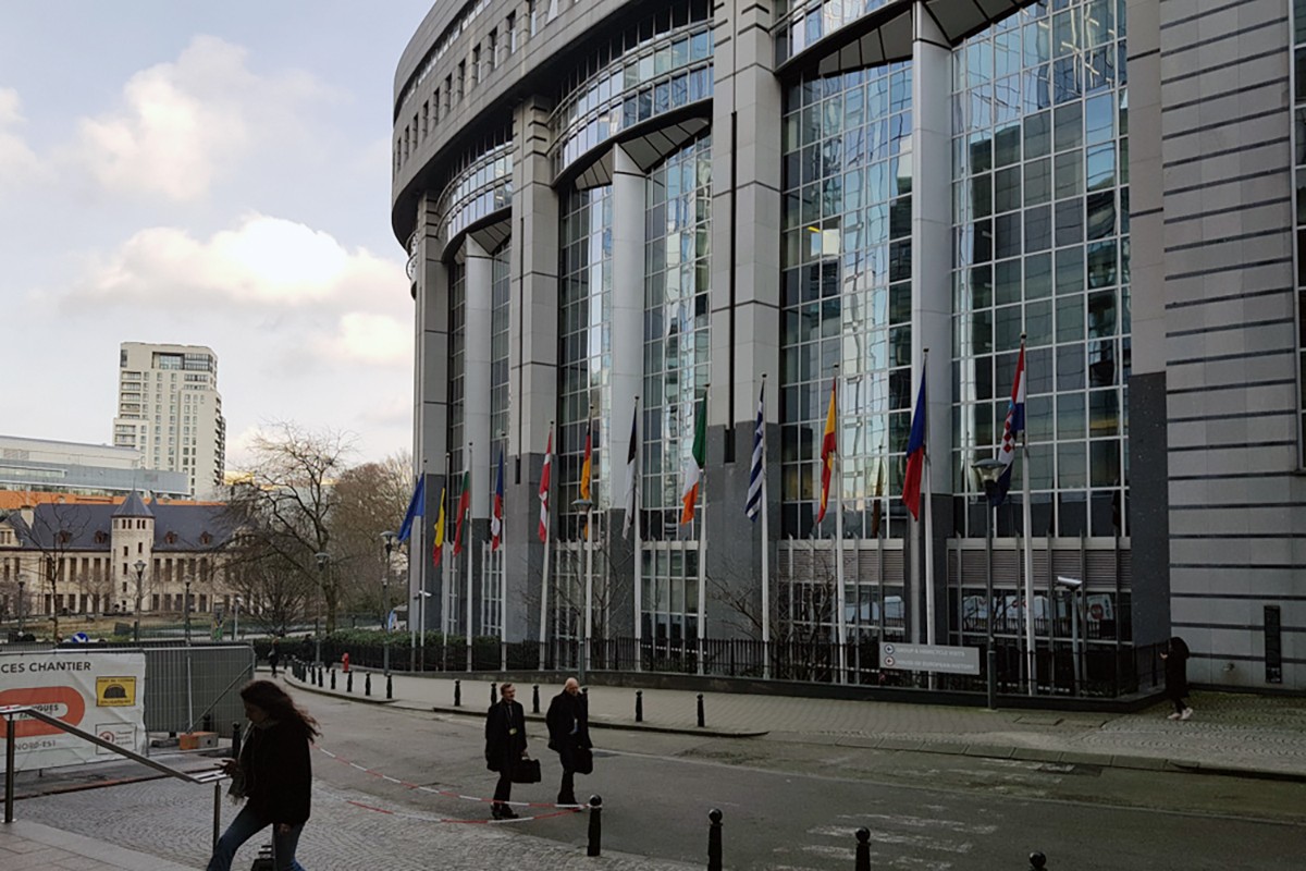 The EU Parliament. Photo: Dato Parulava/OC Media 