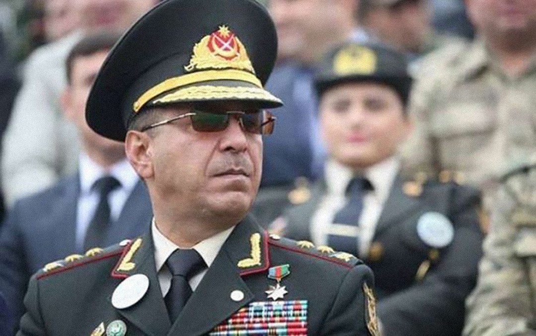 Lieutenant General Rovshan Akbarov. Image via APA.