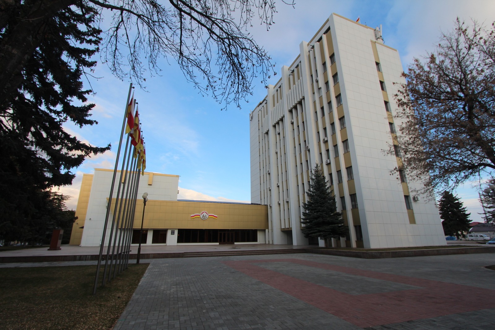 The South Ossetian Government building. Photo: Zarina Sanakoeva/OC Media.