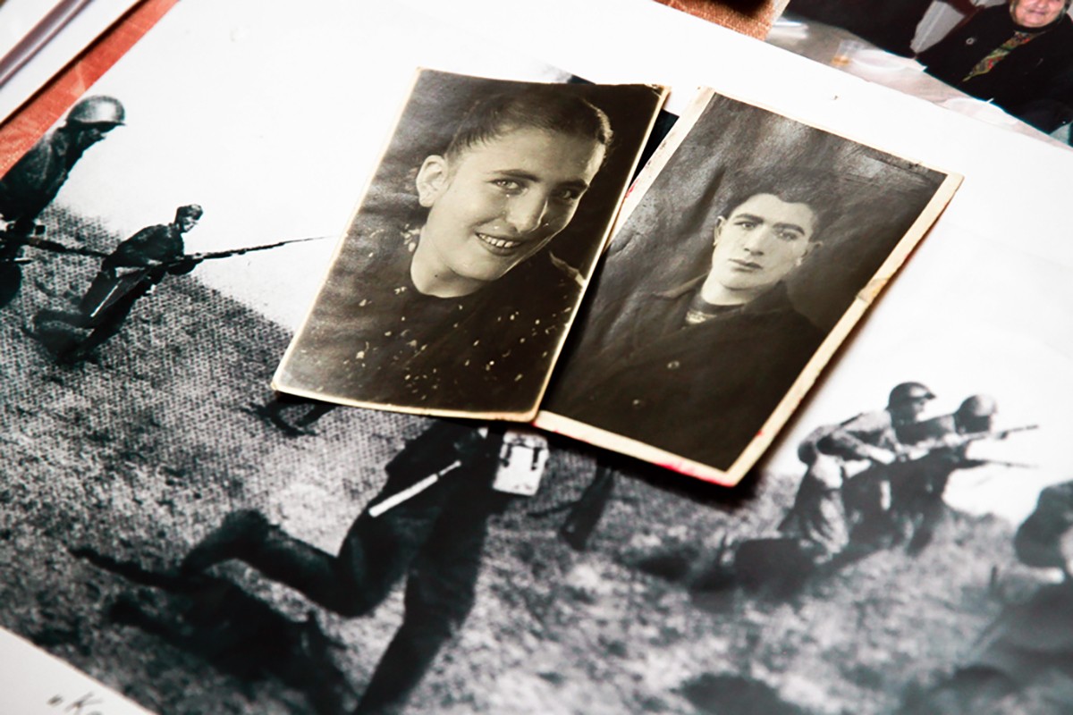 Vardanush Zakaryan and her husband Andre Andreyan. Photo: Anahit Harutyunyan/OC Media.