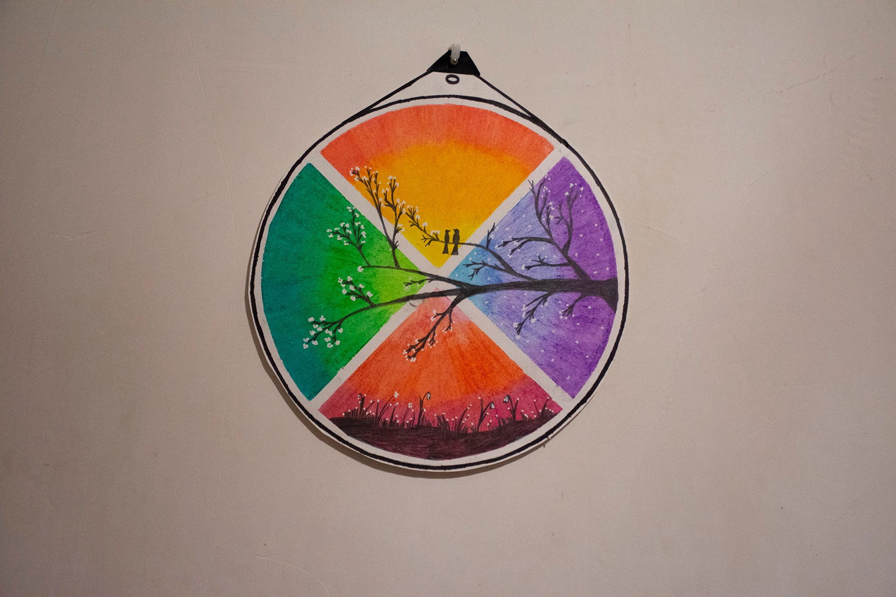 A painting by Irakli. Photo: Tata Shoshiashvili/OC Media.
