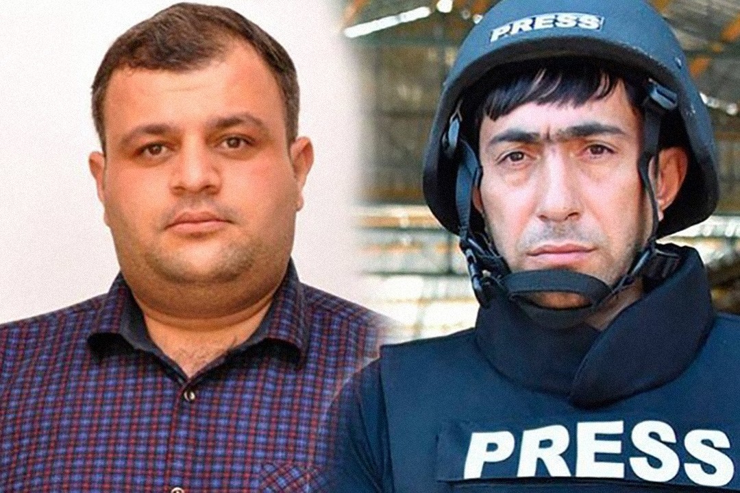 Siraj Abishov and Maharram Ibrahimov. Image via AzTV.