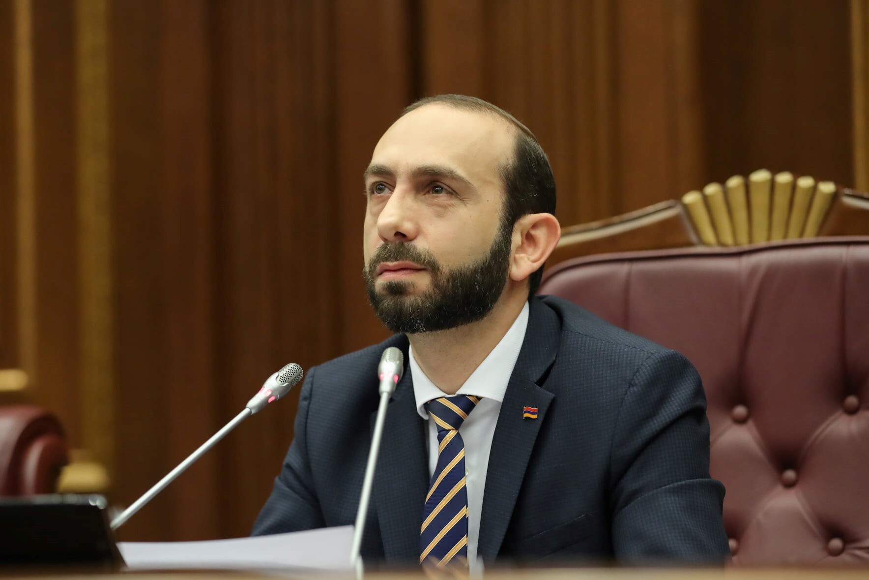 Ararat Mirzoyan. Photo via parliament.am