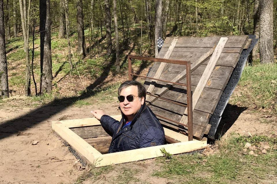 Mikheil Saakashvili. Undated photo. 