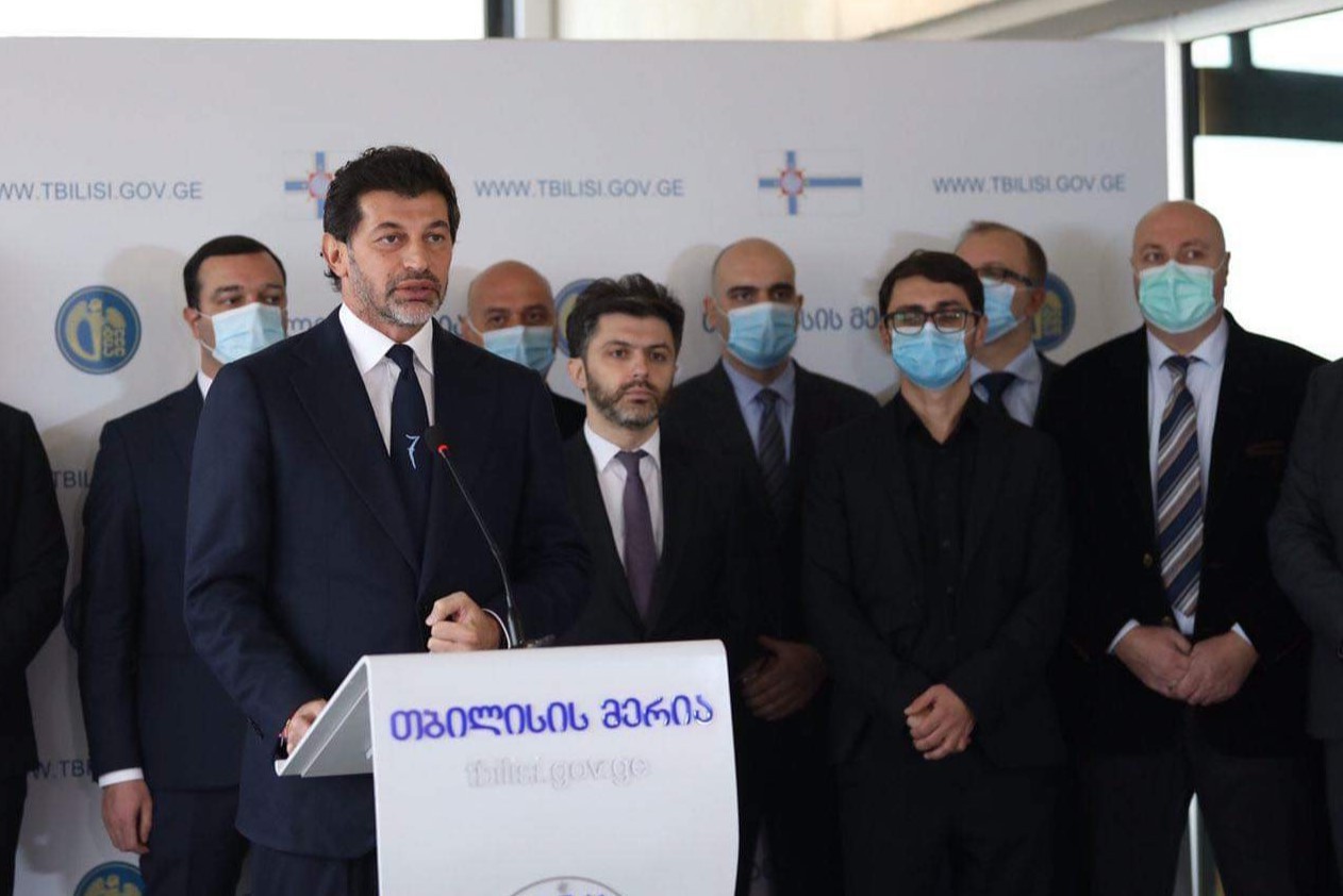 Kakha Kaladze presenting his nominees on 30 November. Official photo.