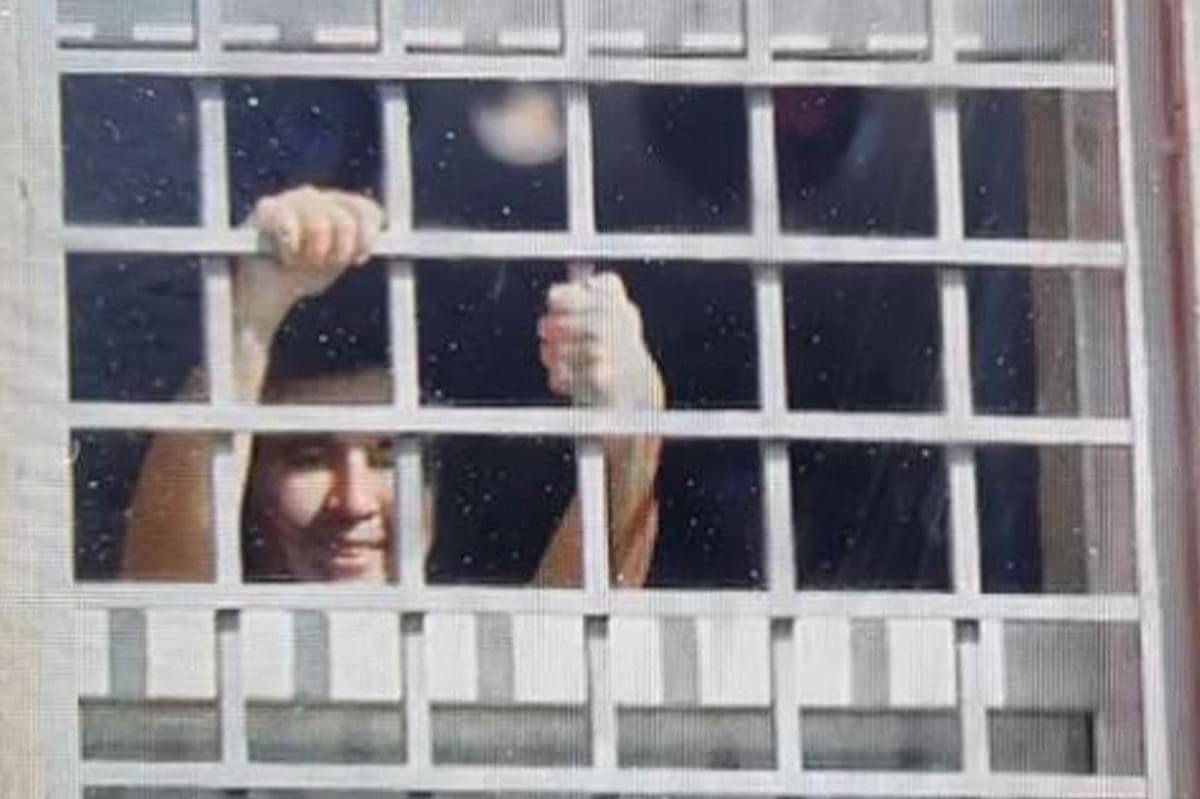 Mikheil Saakashvili in Rustavi Prison. Photo: IPN.