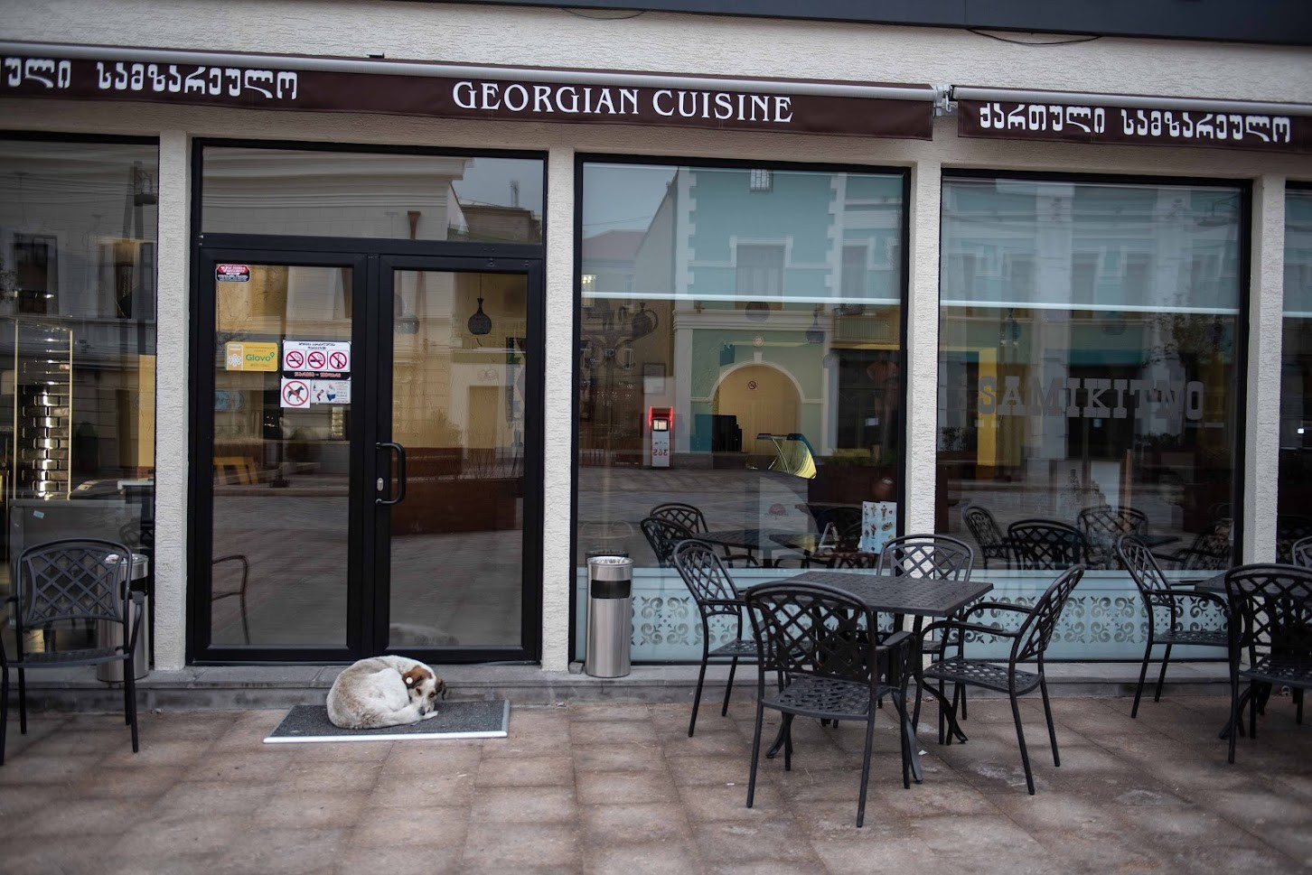 A restaurant in Tbilisi. Photo: Mariam Nikuradze/OC Media.