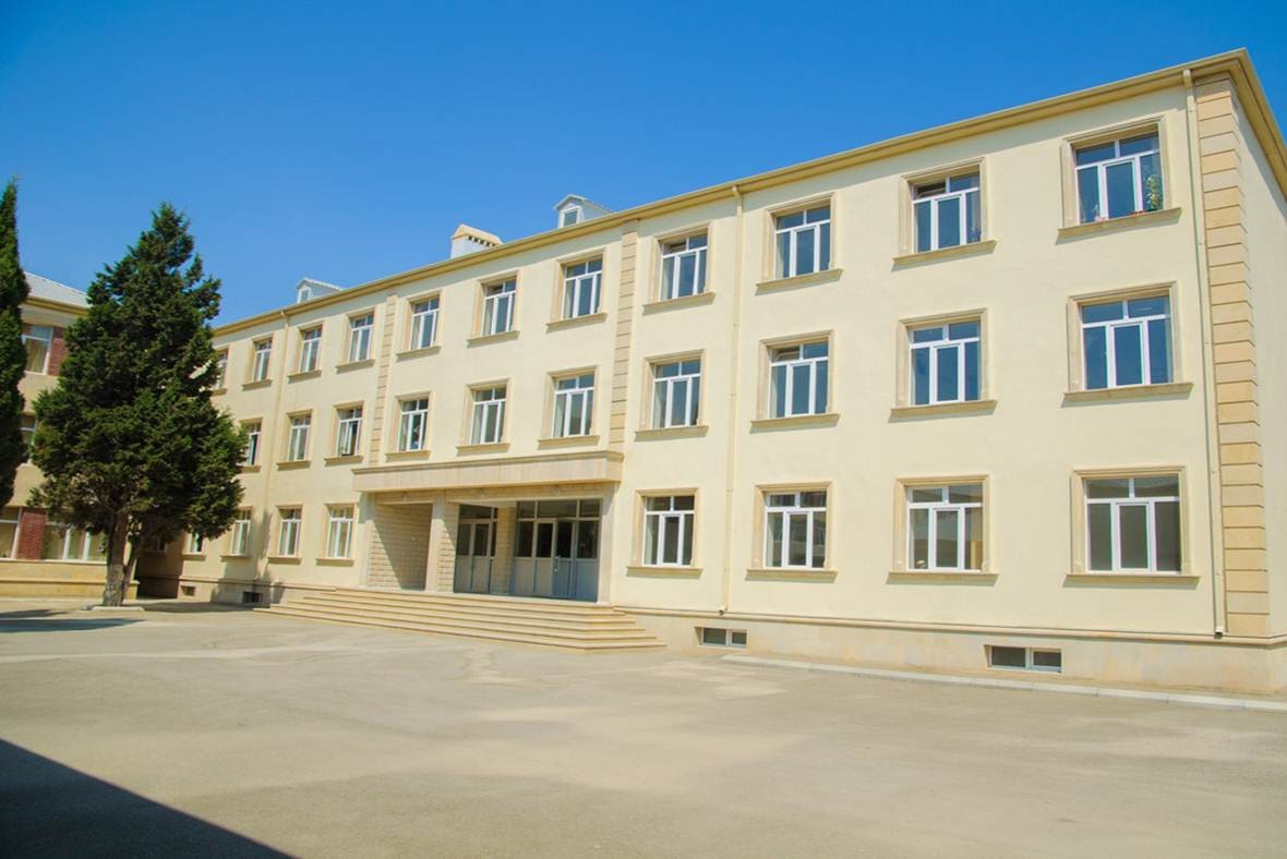 Secondary School 244 in Baku. 