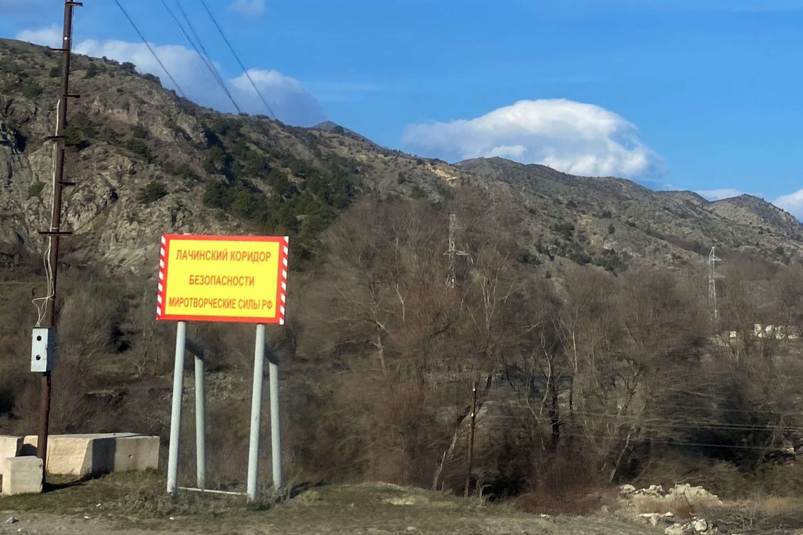 The Lachin corridor. Photo: Ani Avetsiyan/OC Media.