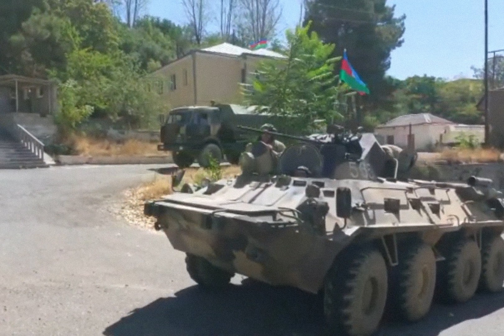 Footage released by the Azerbaijani Defence Ministry appeared to show the armed forces entering Lachin on 26 August.