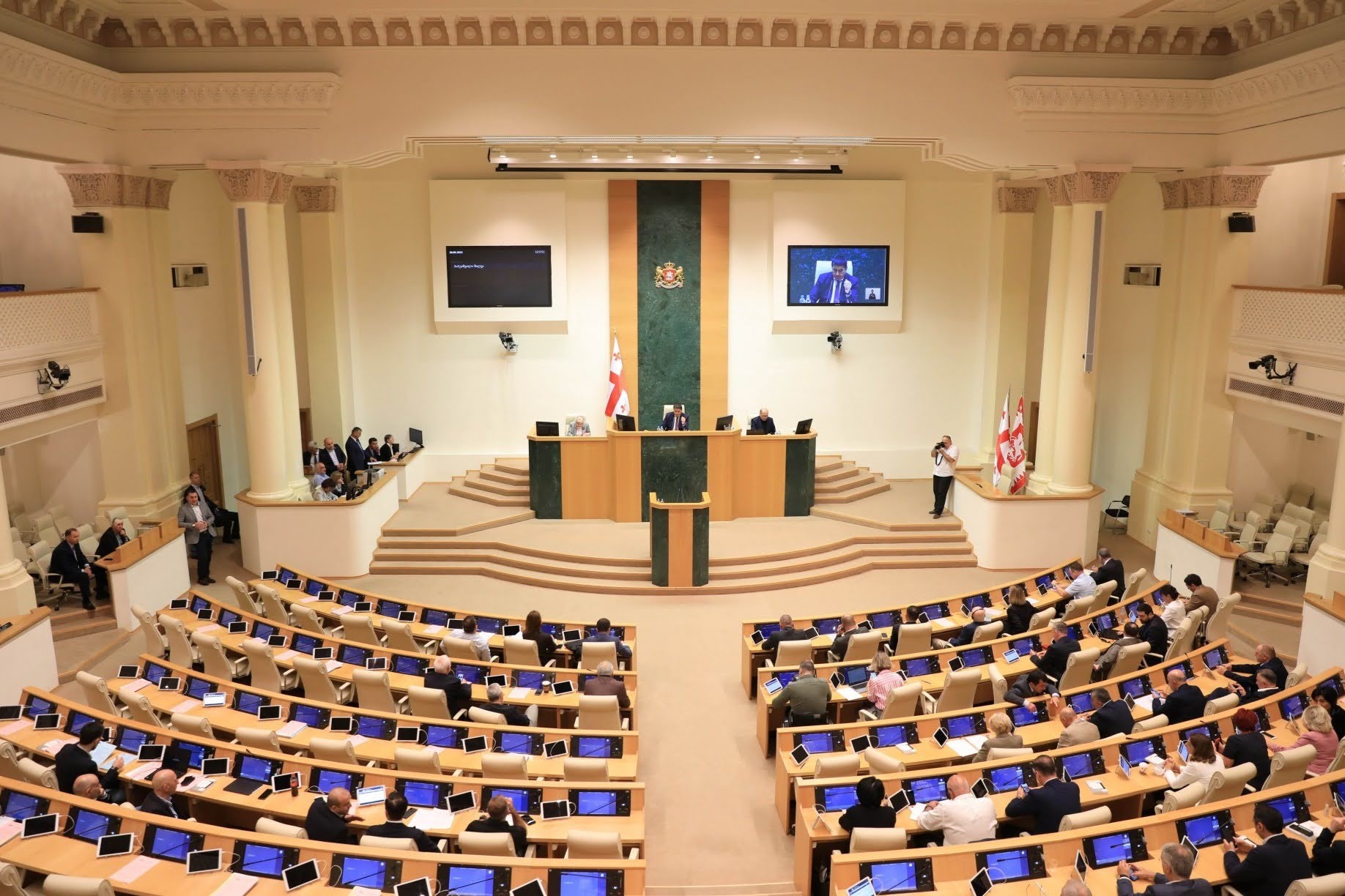 Parliament of Georgia. Image: Parliament.ge
